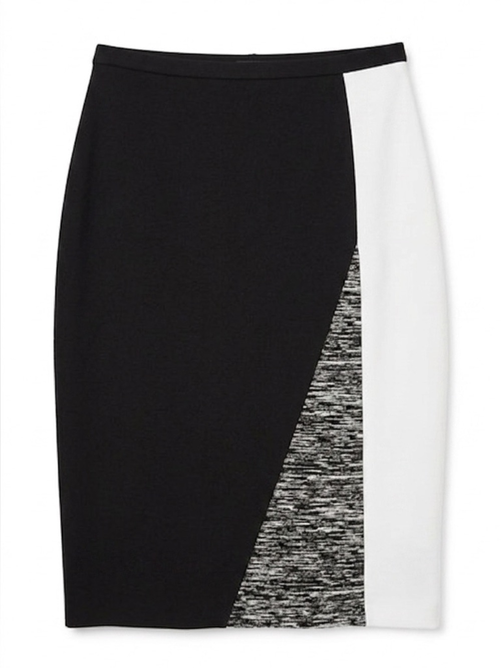 Calvin Klein Colourblock Geometric Side Panel Pencil Skirt Women’s Small
